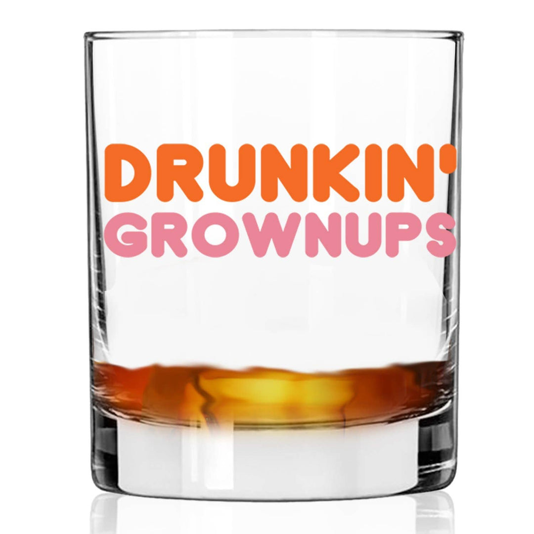 Toasted Tales, Drunkin Grownups Whiskey Glass