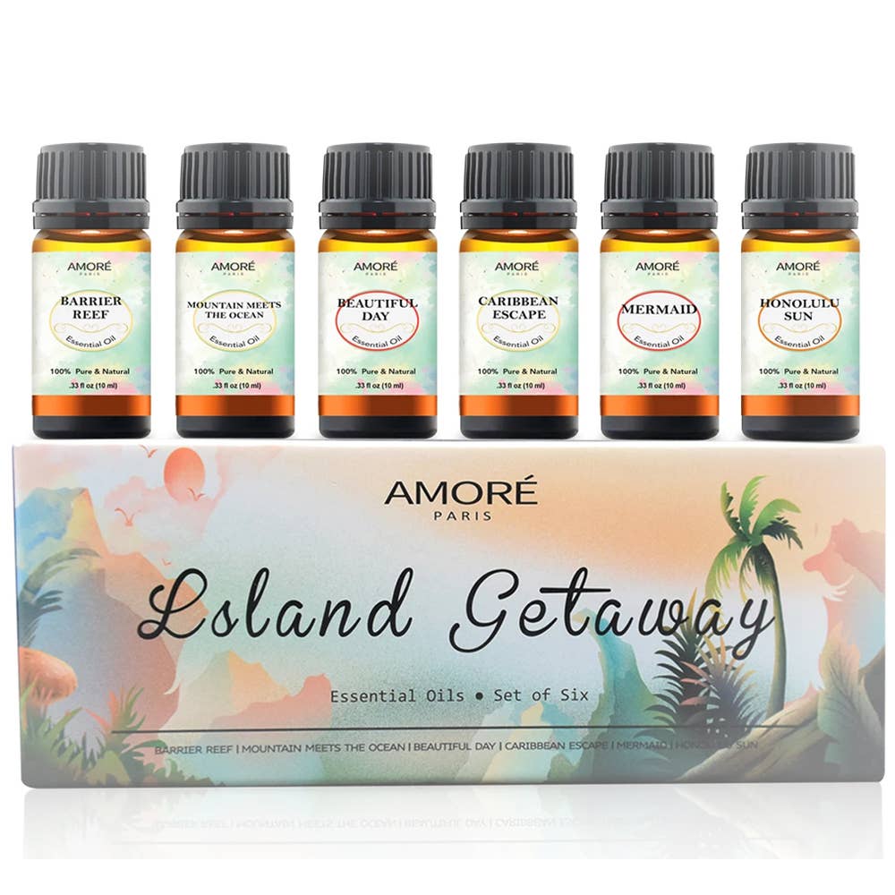 XTF X AMORÉ ISLAND GETAWAY ESSENTIAL OIL GIFT SET (6-PIECES)