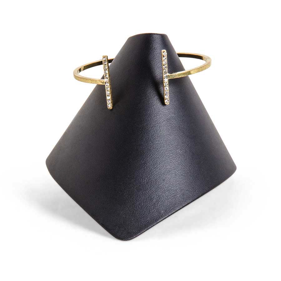 GOLD OPEN T BANGLE BRACELET