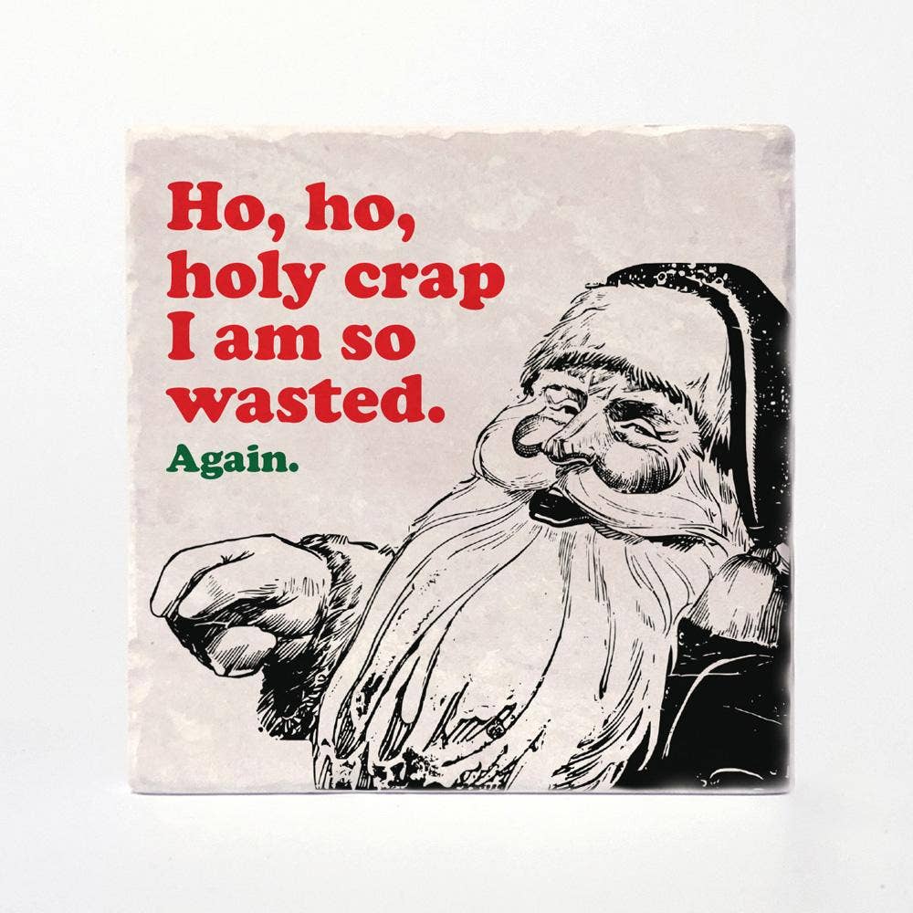 Drunk Santa Coasters