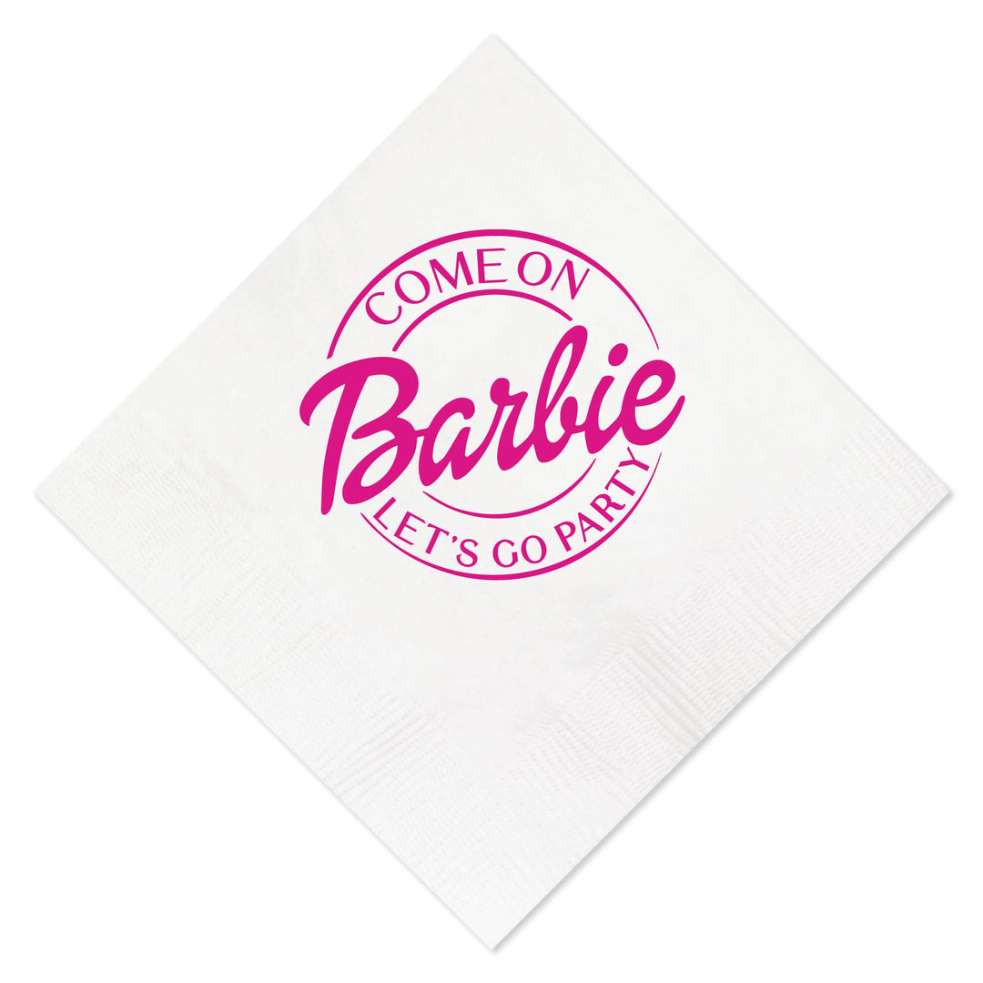 Come on Barbie Let's Go Party Napkins