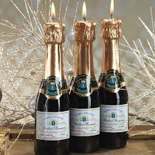MINI CHAMPAIGN BOTTLE CANDLE