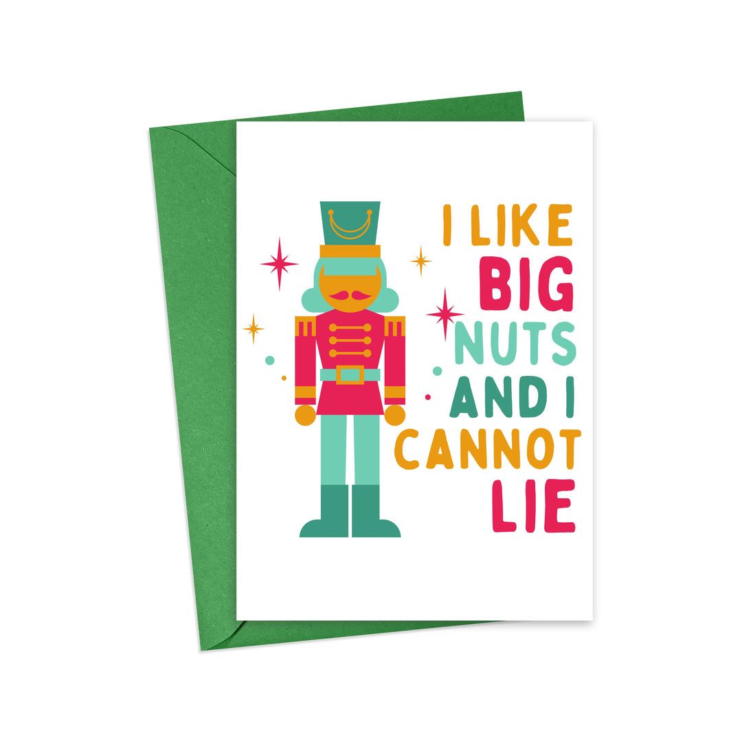 Nutcracker Funny Christmas Card - Dirty Funny Holiday Cards