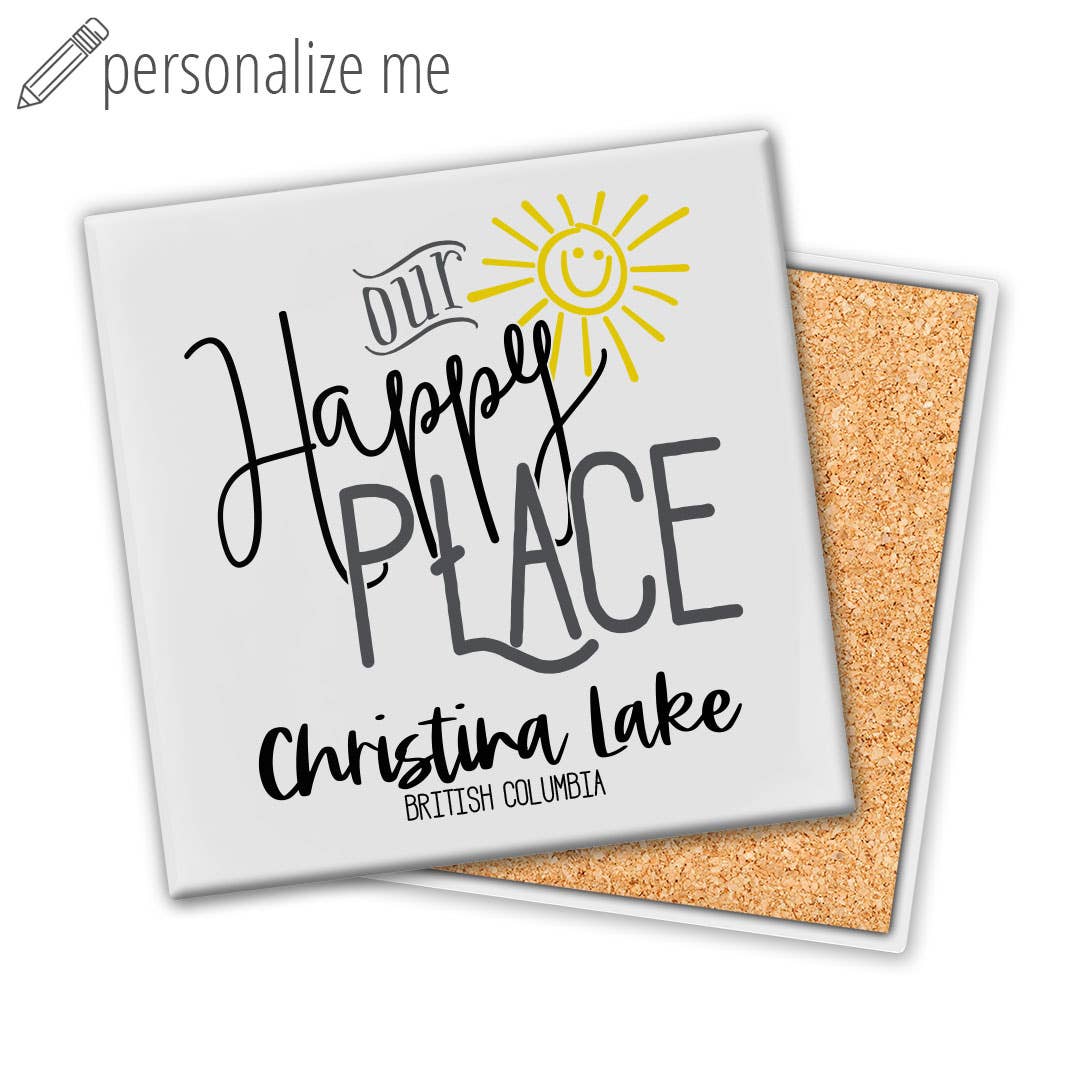 Our Happy Place (Custom) | Coaster