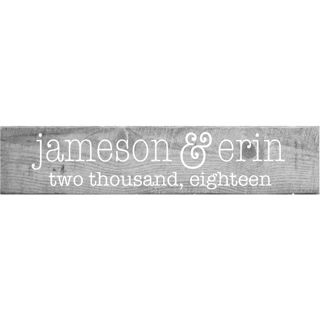PERSONALIZED YOU & ME BARN BOARD