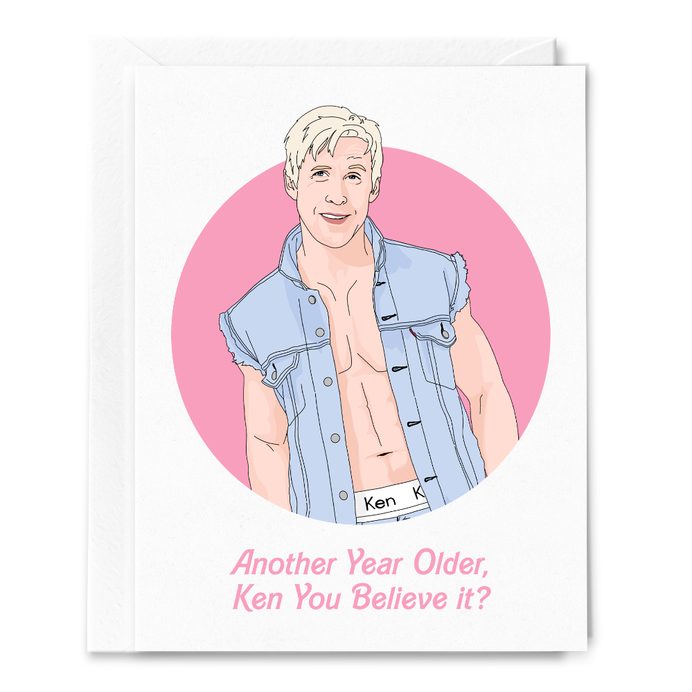 Ken You Believe It? Barbie Movie, Ryan Gosling Birthday Card
