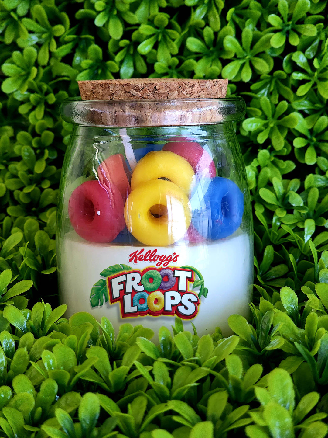 Froot Loops w/cork lid