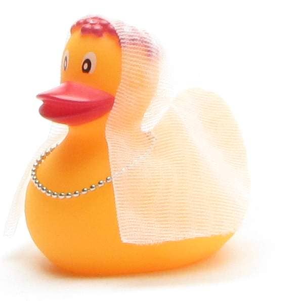 Badeente Braut - Gummiente