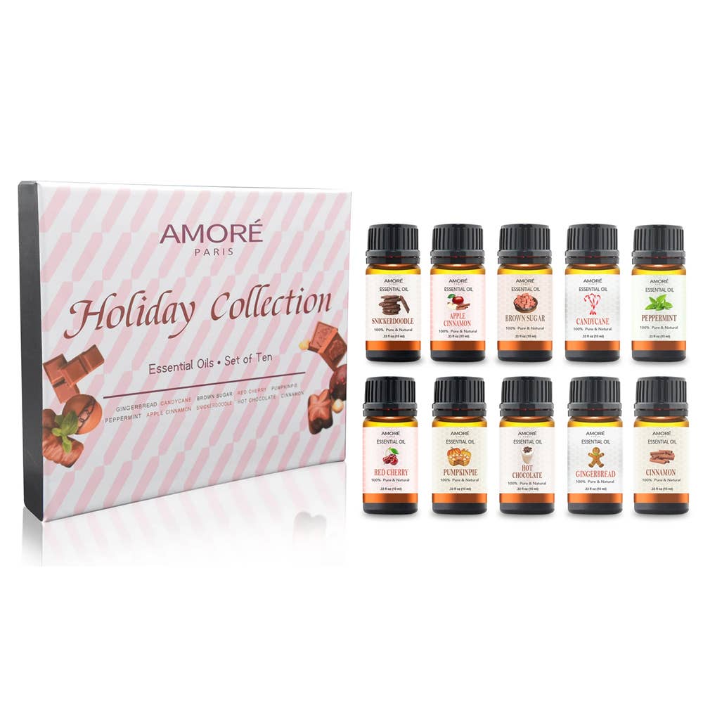 XTF X AMORÉ CHRISTMAS ESSENTIAL OIL GIFT SET (10-PIECES)