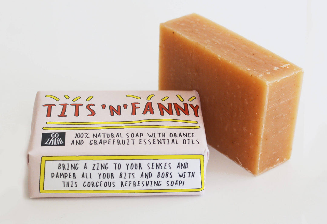 Tits 'n' Fanny Soap Bar Funny Rude Novelty Gift Vegan