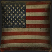 PILLOW AMERICAN FLAG