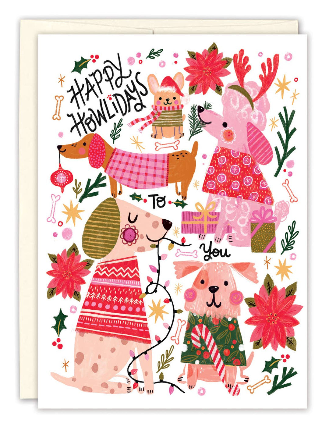 Howliday Dogs Holiday Card