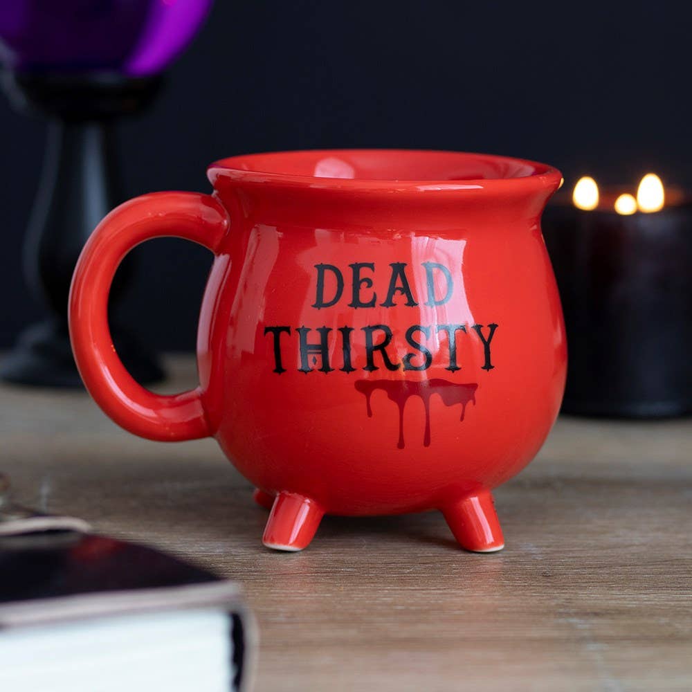 Dead Thirsty Halloween Cauldron Mug