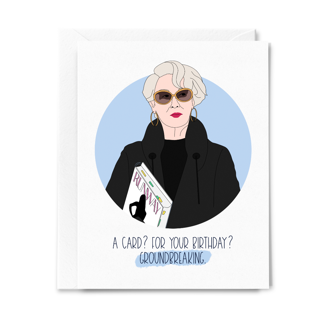 Devil Wears Prada Miranda Priestly (Meryl Streep) Card