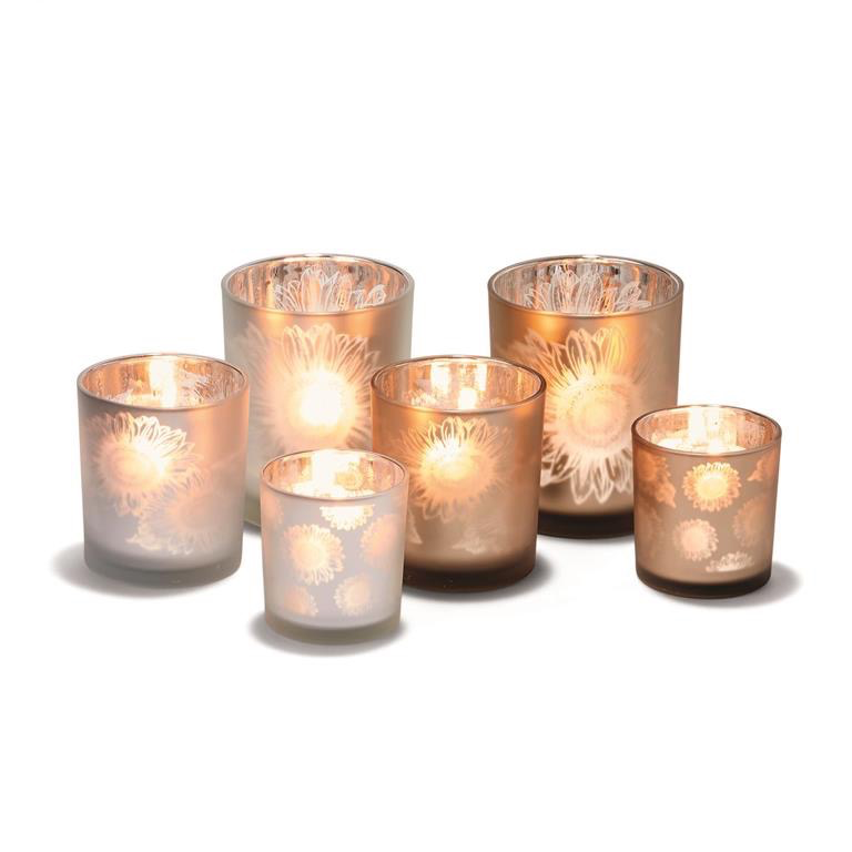 SUNFLOWER CANDLE HOLDER-MED