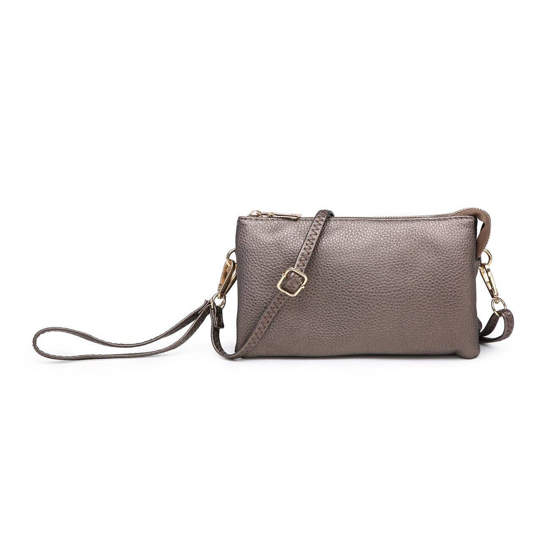 M013 Riley Monogrammable 3 Compartment Crossbody/Wristlet
