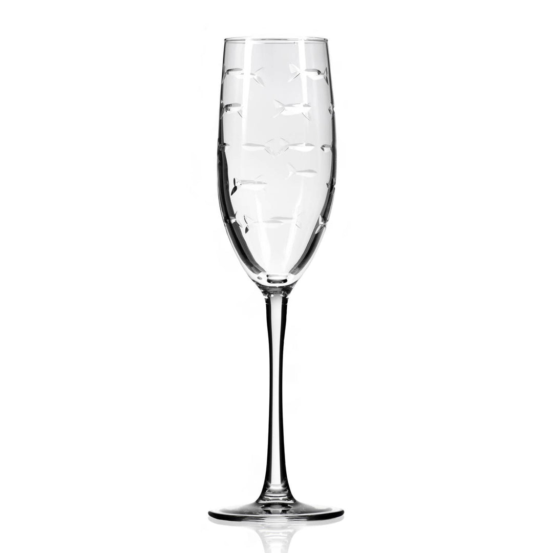 School of Fish Champagne Flute 8oz
