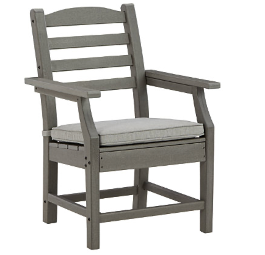 GRAY OUTDOOR DINING CHAIR