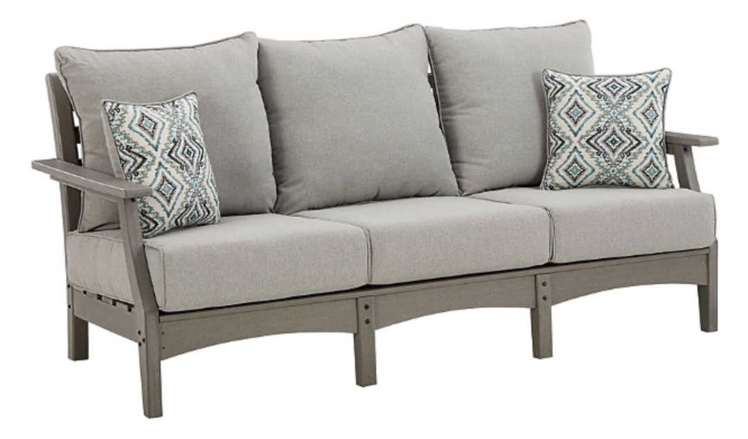 POLY GRAY OUTDOOR SOFA