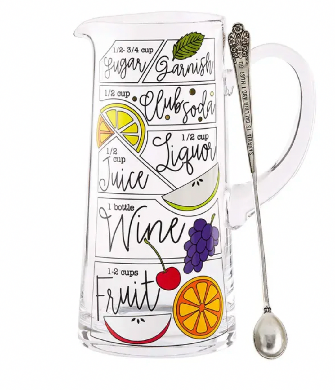 SANGRIA GLASS PITCHER