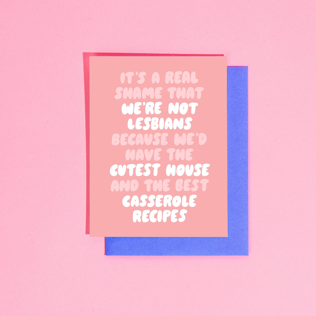 Not Lesbians... Greeting Card