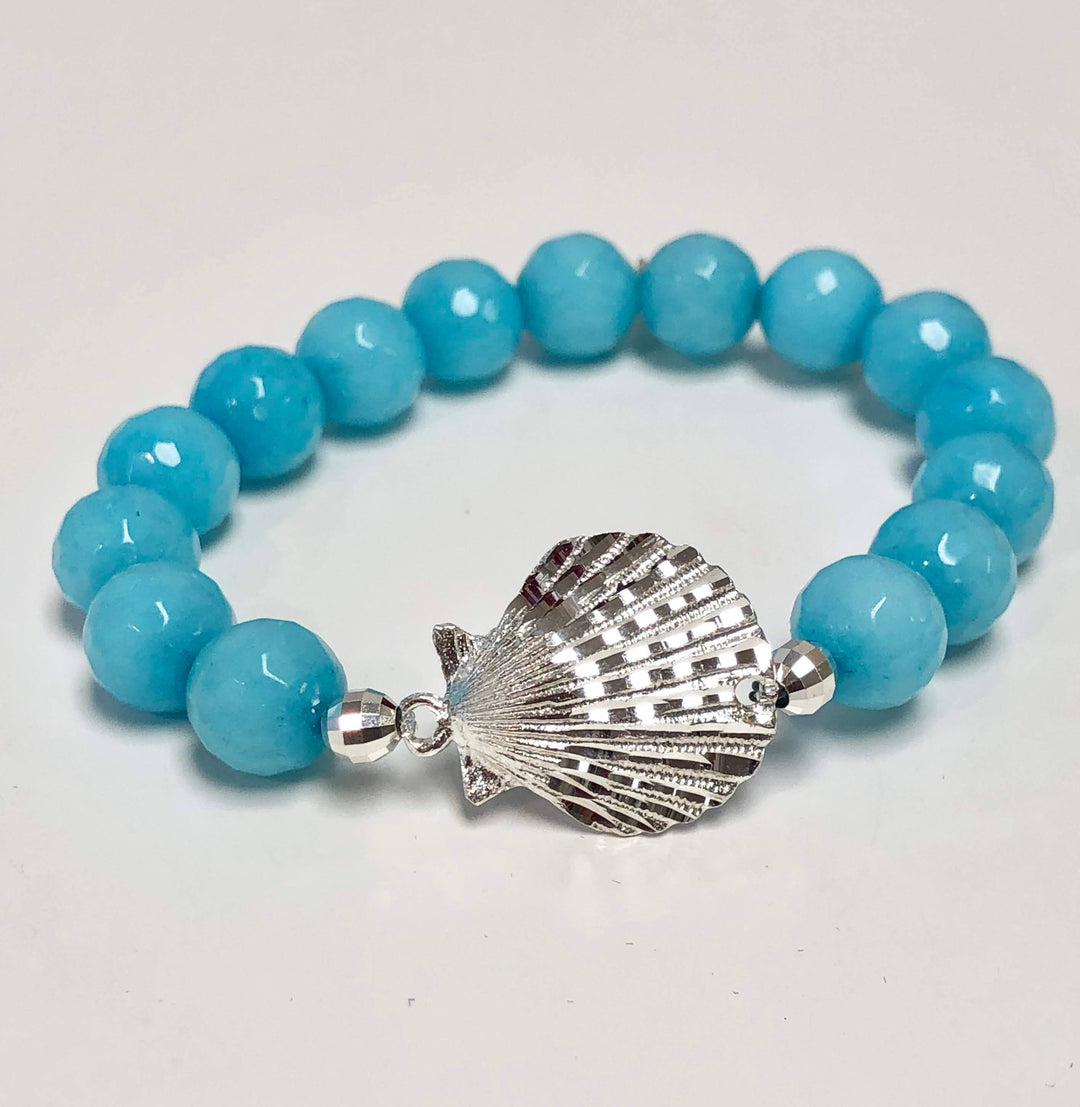 Sterling Silver Scallop Shell Bracelet