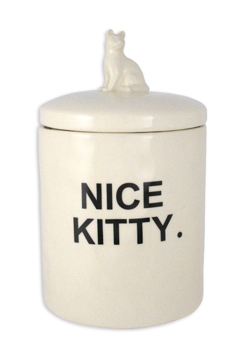 CAT TREAT JAR-“FRED”
