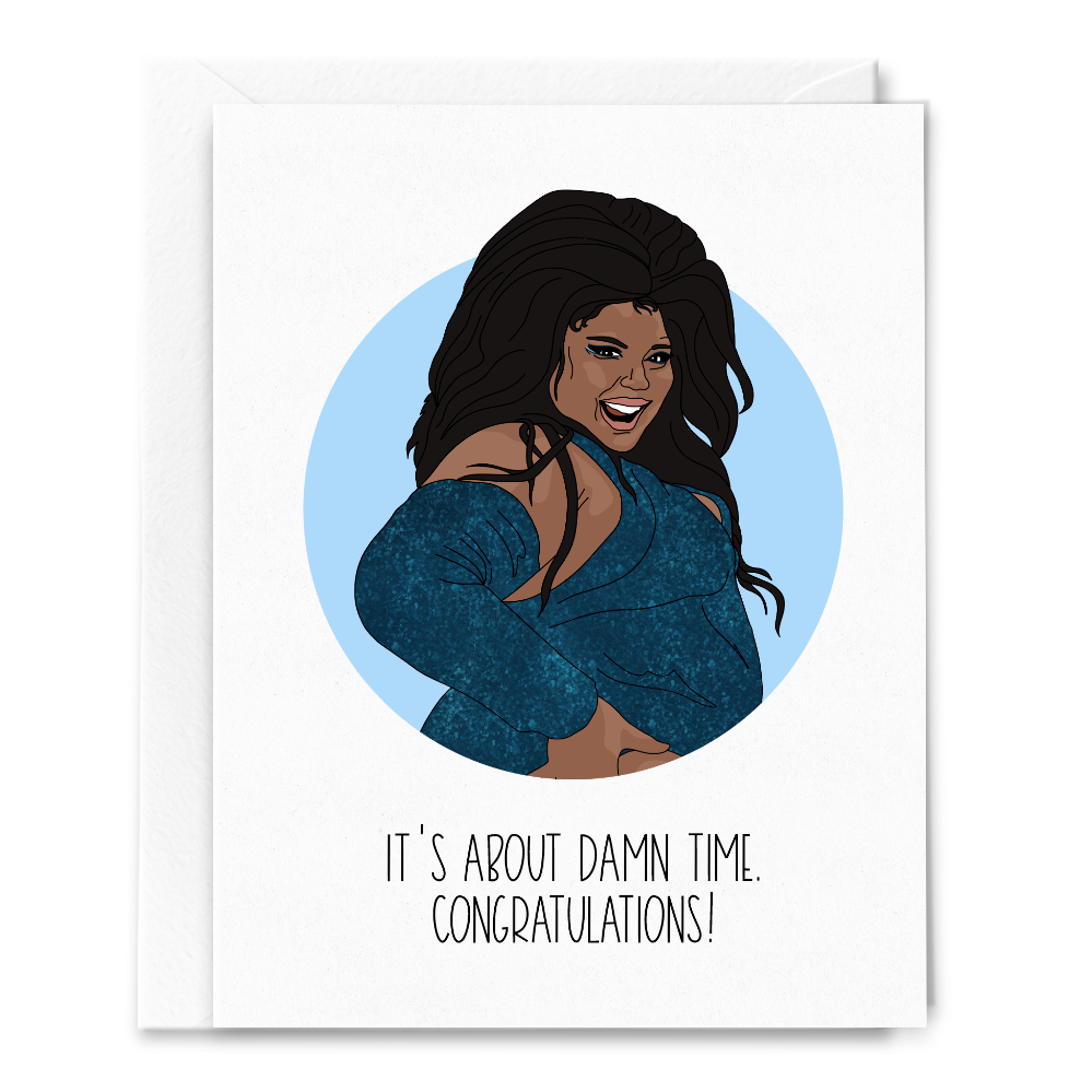 It's About Damn Time, Congratulations, Lizzo Card