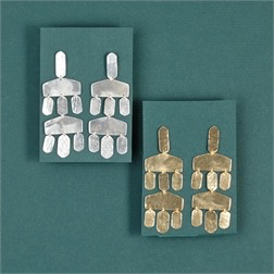 HANGING HAMMERED EARRINGS