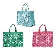 CHINOISERIE CANVAS TOTE BAG