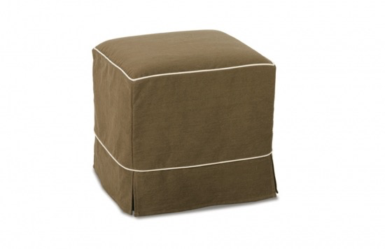 PARKER SLIPCOVER OTTOMAN