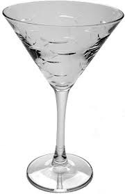 SCHOOL OF FISH MARTINI GLASS