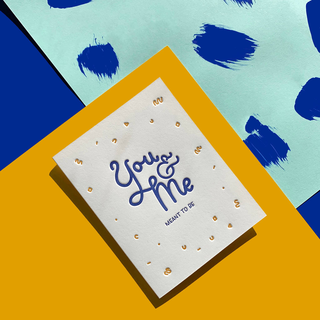 You and Me - Love + Anniversary card