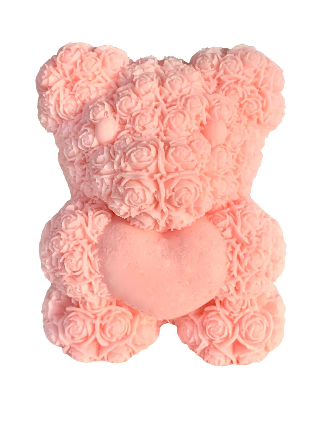 Large Teddy Bear with Heart Soap: Valentine Gift
