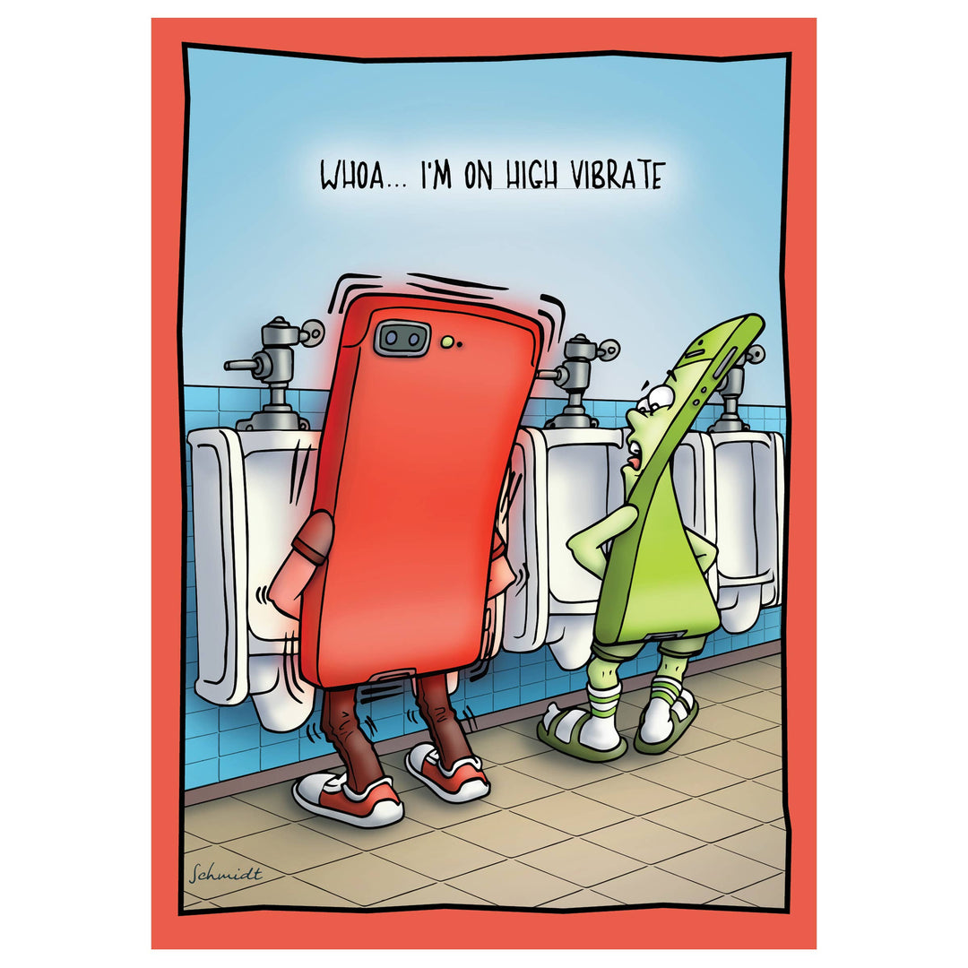 Vibrating Phone | Humorous Birthday Card