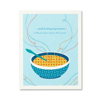GET WELL CARD SMALL HEALING STEPS MATTER