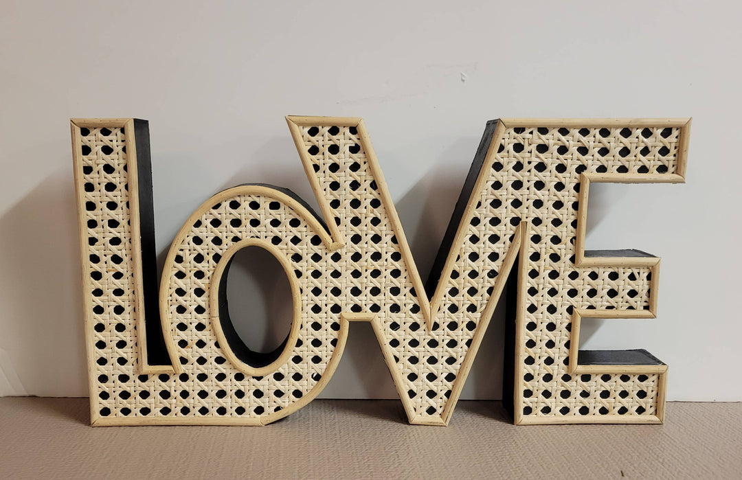 Love Sign - Rattan