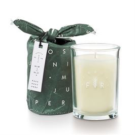JUNIPER MOSS BAGGED GLASS CANDLE