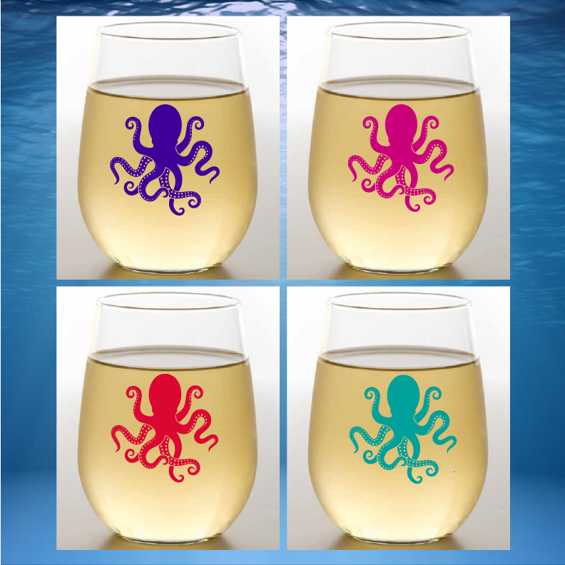 OCTOPUS Shatterproof Wine Glasses