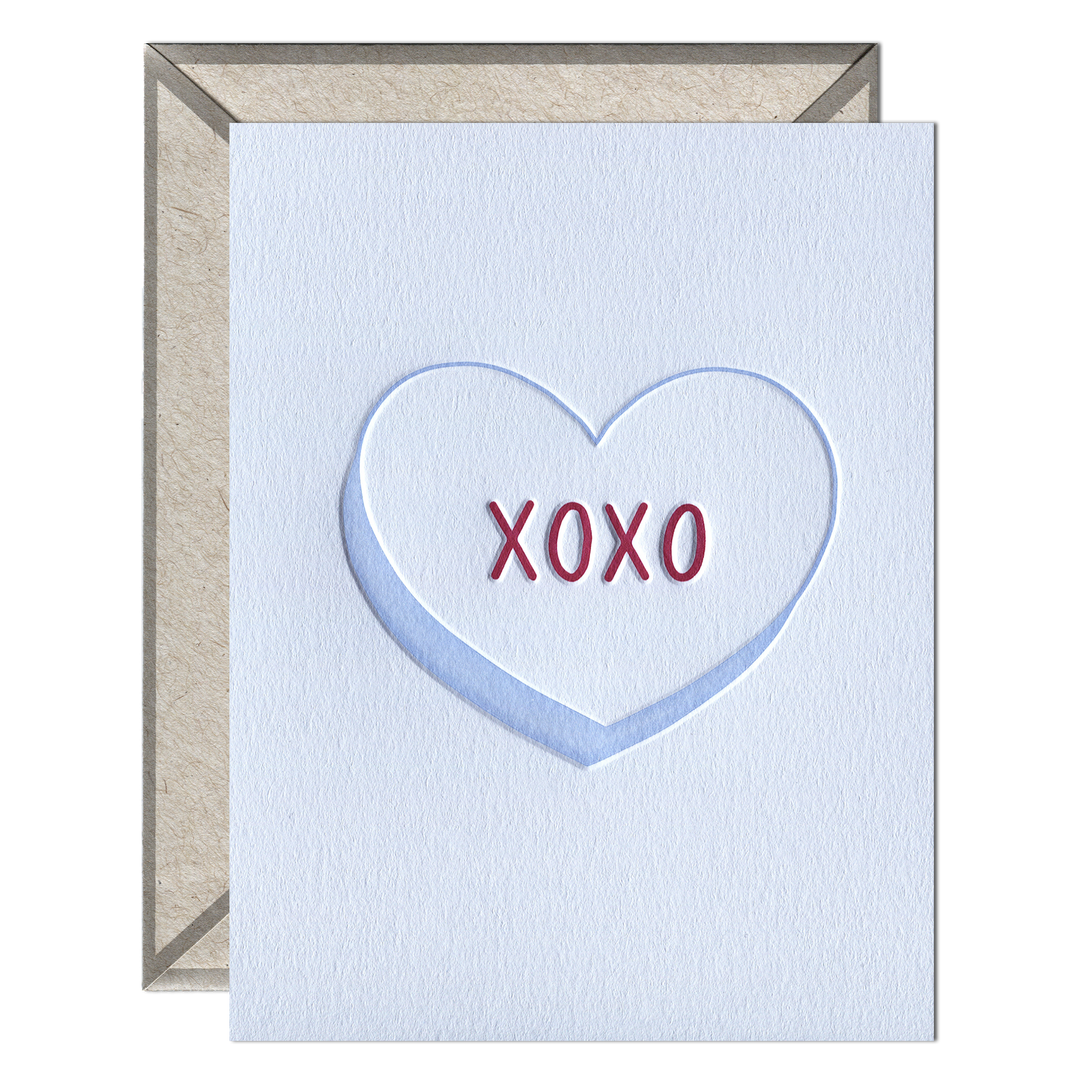 XOXO Heart - Valentine's Day card