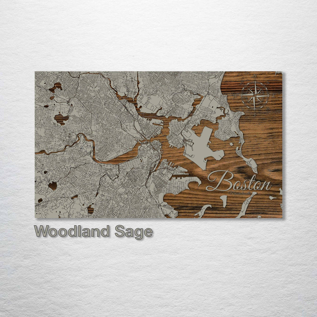 Massachusetts: Boston Street Map