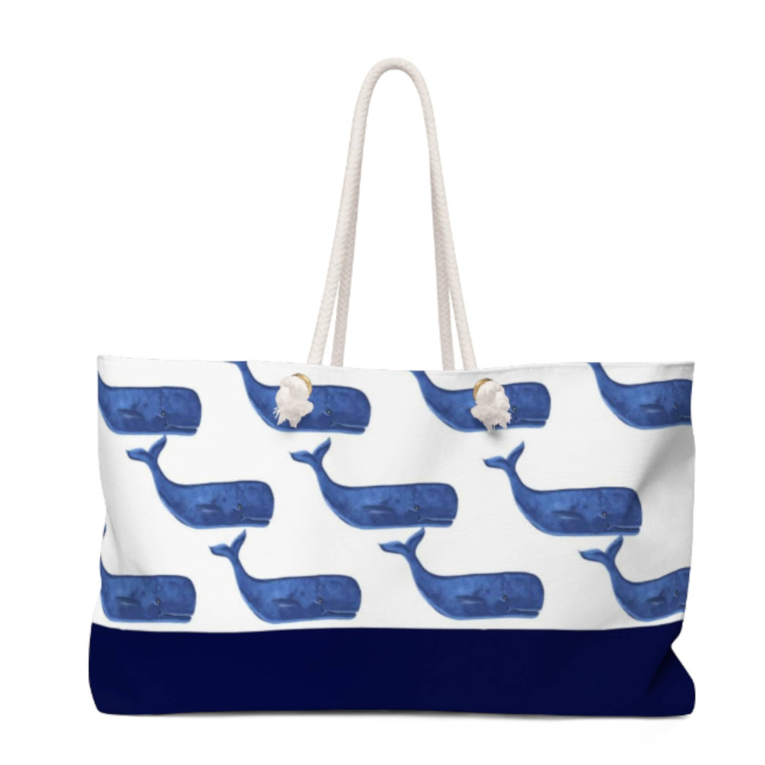 Weekender Tote Bag - Preppy Whales