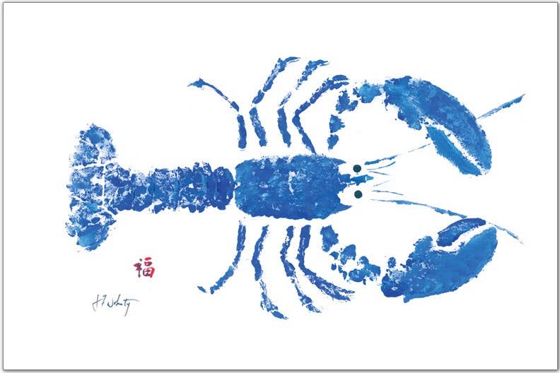 Blue Lobster Placemat: Set of 8
