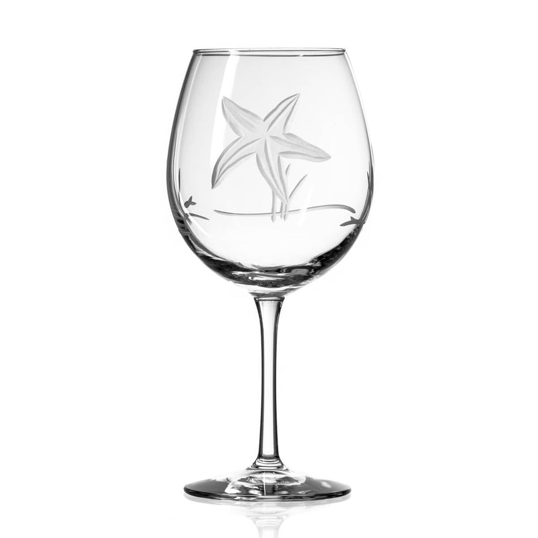 Starfish 18oz Balloon Red Wine Glass