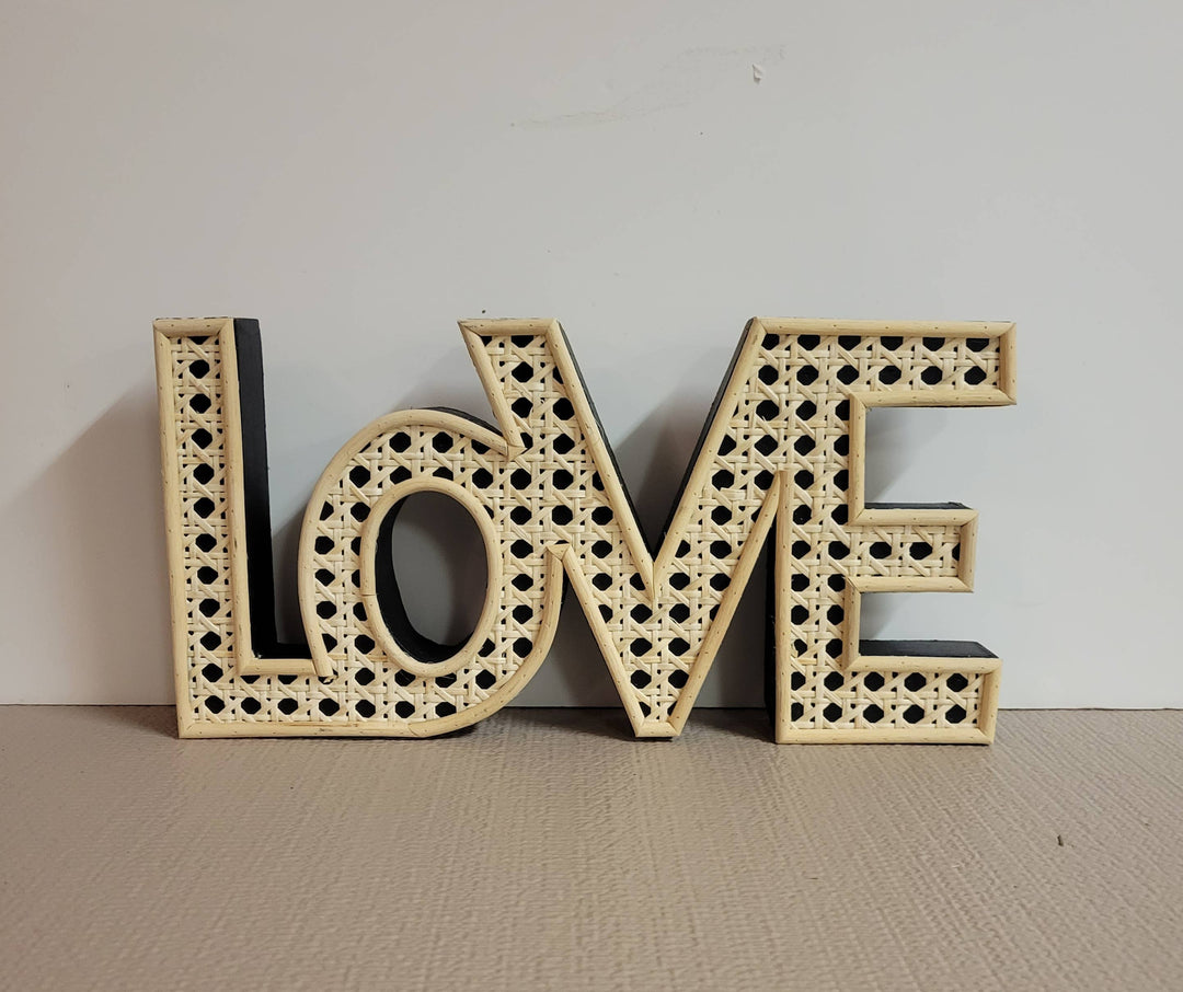 Love Sign - Rattan