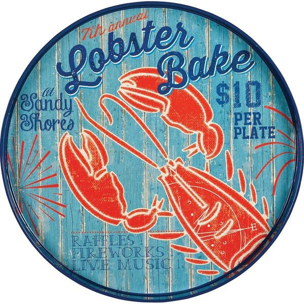 LOBSTER BAKE COCO TRAY 18”