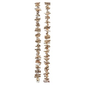60"L Driftwood & Shell Garland, 2 Styles