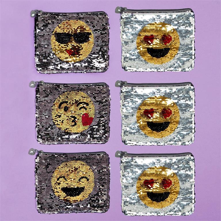 EMOJI SEQUIN MULTIPURPOSE BAG