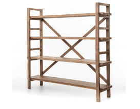 TOSCANA LARGE BOOKSHELF-SUNDRIED WHEAT