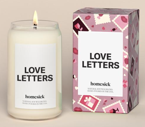 LOVE LETTERS CANDLE